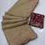Beige georgette embroidered saree with thread work