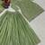 Pista silk blend embroidered sharara suit set with dupatta