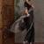 Black color ready to wear semi modal saree with unstitched designer blouse