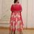 Pink silk readymade anarkali suit with embroidery & sequence work