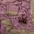 lavender fancy lace border with jaquard butti silk saree