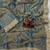 sky blue fancy lace border with jaquard butti silk saree