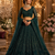 Green Wedding Designer Heavy Net Sequin Lehenga Choli for women's