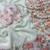 white-orange floral print with beads and katdana hand silk saree