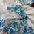 white-sky blue floral print with beads and katdana hand silk saree