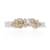 White pearl stones butterfly choker