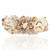 White floral long bracelet