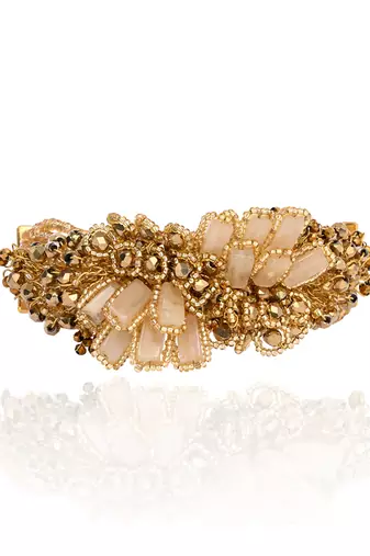 Gold plated ethnic bracelet