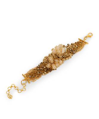Gold plated ethnic bracelet 4