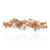 Gold plated pearl peach stone floral bracelet