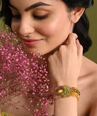Mulicolor stone beads bracelet 2