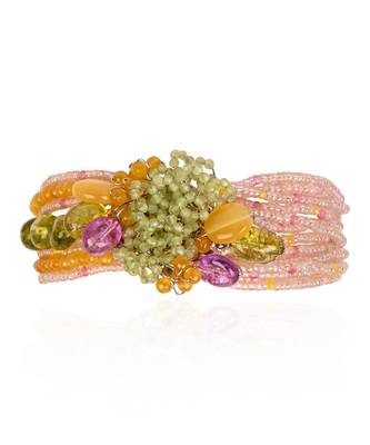 Mulicolor stone beads bracelet 3