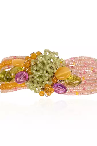 Mulicolor stone beads bracelet