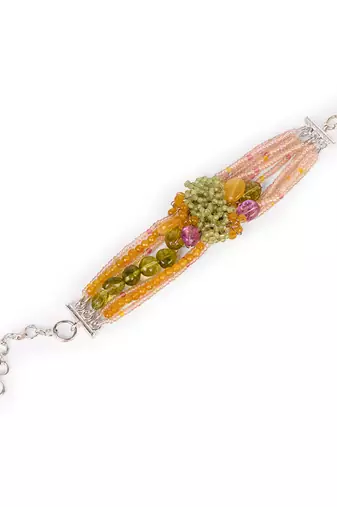 Mulicolor stone beads bracelet