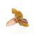 Multicolor stones adjustable ring