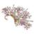Crystal multicolor stones pastel earcuff