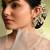 Crystal ivory shell earcuff