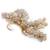 Crystal ivory shell earcuff