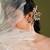 Gold plated peach earcuff