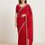 Elegant Red Designer Saree