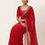 Elegant Red Designer Saree