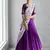 Purple Lehenga Choli Set with Floral Printed Dupatta and Contrast Zari Border Set