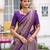 purple art silk printed lehenga choli