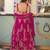 pink silk blend embroidered lehenga choli