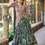 green art silk printed lehenga choli