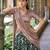 green art silk printed lehenga choli