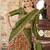 orange art silk printed lehenga choli
