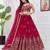 pink georgette embroidered lehenga choli