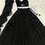 black georgette embroidered lehenga choli