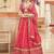 pink art silk embroidered lehenga choli
