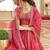 pink art silk embroidered lehenga choli