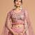 pink art silk embroidered lehenga choli