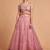 pink art silk embroidered lehenga choli