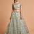 sea green art silk embroidered lehenga choli