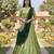 green art silk plain lehenga choli