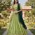 green art silk plain lehenga choli