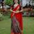 brown art silk plain lehenga choli