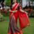 brown art silk plain lehenga choli