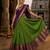 green art silk plain lehenga choli