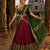 red art silk plain lehenga choli
