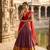 purple art silk plain lehenga choli