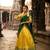 yellow art silk plain lehenga choli