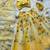 yellow organza printed lehenga choli
