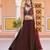 maroon silk blend embroidered lehenga choli