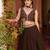 maroon silk blend embroidered lehenga choli