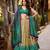 cream art silk printed lehenga choli